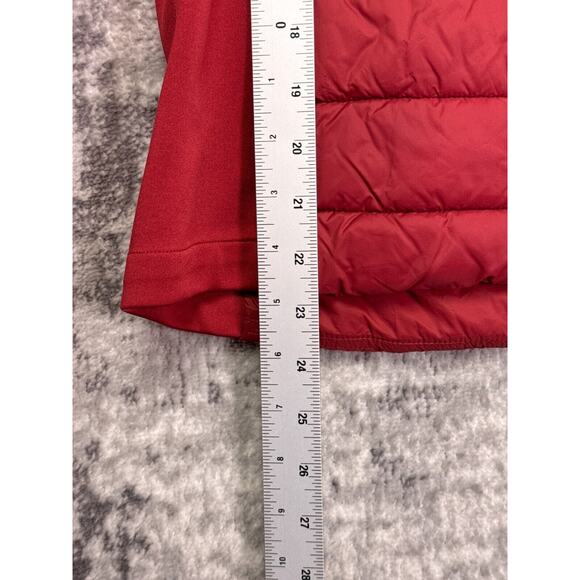Barbour Jacket 6 Womens Murrelet Quilted Full Zip Puffer In Red - Picture 6 of 10